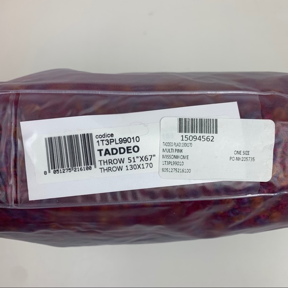 Missoni Home Taddeo Plaid Throw Blanket - Picture 6 of 8